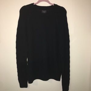 navy blue kint Abercrombie and Fitch sweater